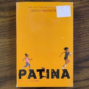 Jason Reynolds 'Patina' Book Cover - Orange